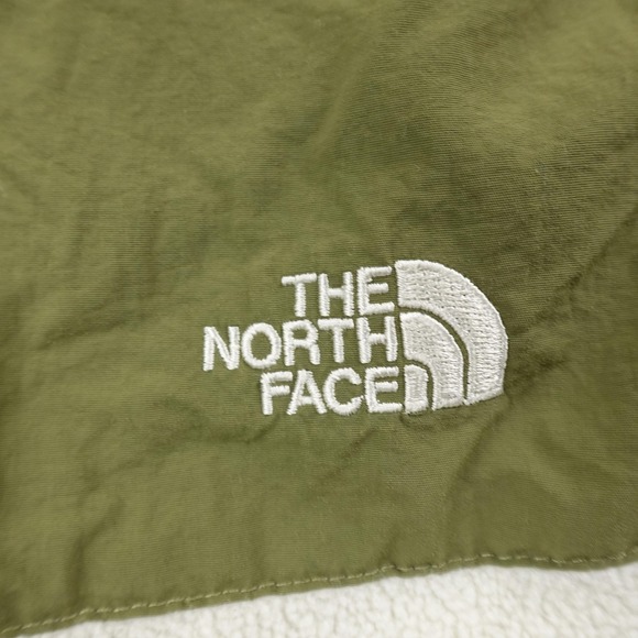 North Face Jacket Womens S White Green Denali Polartec Fleece Full Zip Coat Hike - Picture 5 of 12